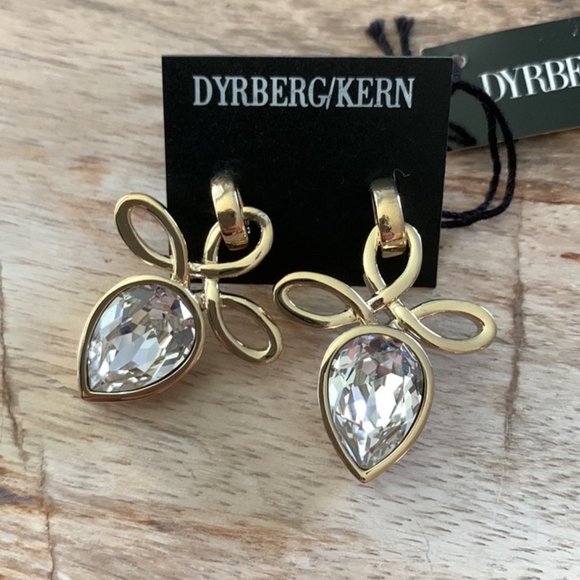 Dyrberg/Kern Ginette Swarovski crystal earrings - Picture 6 of 7